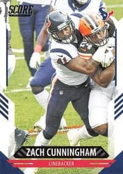 2021 Score Base Set Zach Cunningham #160 card