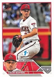 2023 Topps 1st Edition Base Set Zach Davies #123 card
