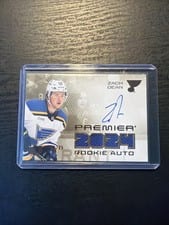 2024-25 Upper Deck Premier Premier Rookie Auto Jersey Zach Dean #PRA-ZD card