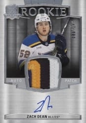 2024-25 Upper Deck The Cup Base Set Zach Dean #121 card