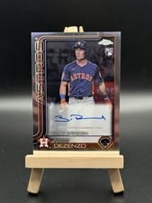 2025 Topps Chrome Update Rookie Debut Autographs Zach Dezenzo #CRDA-ZD card