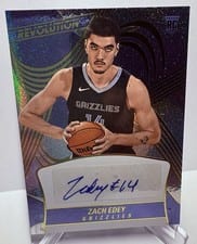 2024-25 Panini Revolution Rookie Autographs Zach Edey #RA-EDY card