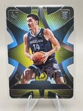 2024-25 Panini Silhouette Superstars Die-Cut Zach Edey #3 card