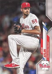2020 Topps Base Set Zach Eflin #361 card