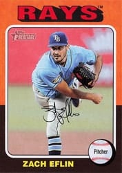 2024 Topps Heritage Base Set Zach Eflin #237 card