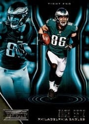 2018 Panini Playbook Base Set Zach Ertz #50 card