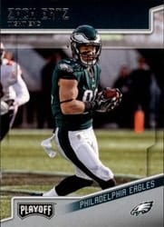 2018 Panini Playoff Base Set Zach Ertz #161 card