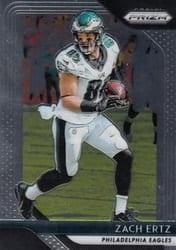 2018 Panini Prizm Base Set Zach Ertz #41 card