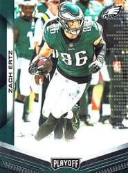 2019 Panini Playoff Base Set Zach Ertz #104 card