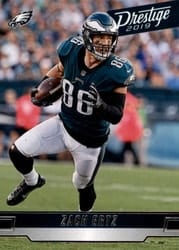 2019 Panini Prestige Base Set Zach Ertz #147 card