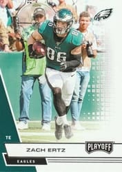 2020 Panini Playoff Base Set Zach Ertz #183 card