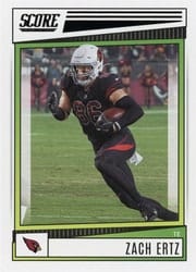 2022 Score Base Set Zach Ertz #145 card