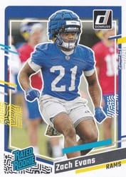 2023 Donruss Base Set Zach Evans #359 card