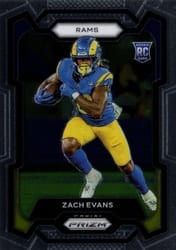 2023 Panini Prizm Base Set Zach Evans #359 card