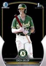 2023 Bowman Chrome Prospects Zach Gelof #BCP-1 card
