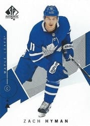 2018-19 SP Authentic Base Set Zach Hyman #91 card