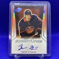 2021-22 SPx SPx Signatures Zach Hyman #SPX-ZH card