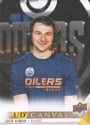 2022-23 Upper Deck UD Canvas Zach Hyman #C154 card