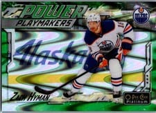 2024-25 O-Pee-Chee Platinum Power Playmakers Zach Hyman #PM-4 card