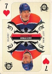 2024-25 O-Pee-Chee Playing Cards Zach Hyman #7♥ card
