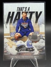 2024-25 Upper Deck Credentials That's a Hatty Zach Hyman #TH-ZH card
