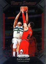 2018-19 Panini Prizm That's Savage! Zach LaVine #7 card