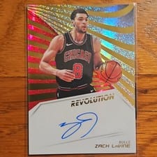 2018 Panini Revolution Autographs Zach LaVine #AU-ZLV card
