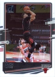 2020-21 Clearly Donruss Base Set Zach LaVine #34 card