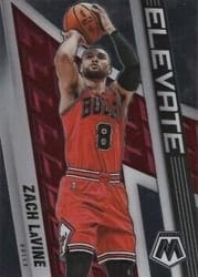 2021-22 Panini Mosaic Elevate Zach LaVine #9 card