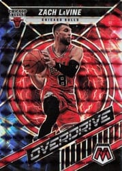 2021-22 Panini Mosaic Overdrive Zach LaVine #12 card