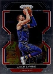 2021-22 Panini Prizm Base Set Zach LaVine #107 card