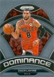 2022-23 Panini Prizm Dominance Zach LaVine #6 card