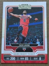 2023 Panini Contenders Game Night Ticket Zach LaVine #15 card