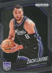 2024-25 Panini Prizm Black Base Set Zach LaVine #53 card