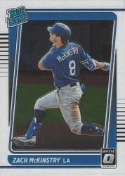 2021 Donruss Optic Base Set Zach McKinstry #95 card