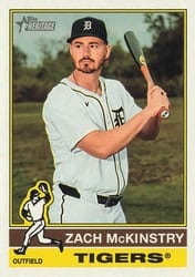 2025 Topps Heritage Base Set Zach McKinstry #591 card