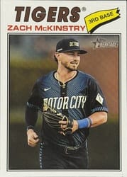 2026 Topps Heritage Base Set Zach McKinstry #398 card