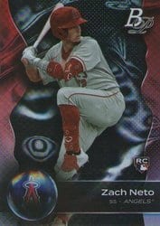 2023 Bowman Platinum Base Set Zach Neto #102 card
