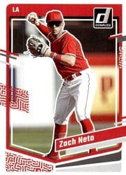 2023 Donruss Base Set Zach Neto #103 card