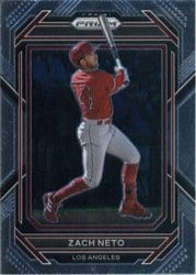 2023 Panini Prizm Base Set Zach Neto #58 card