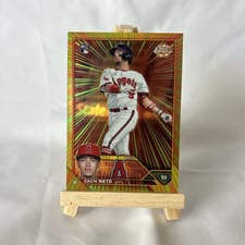 2023 Topps Chrome Update Radiating Rookies Zach Neto #RR-23 card