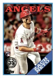 2023 Topps Update 1988 Topps Baseball Zach Neto #88US-19 card