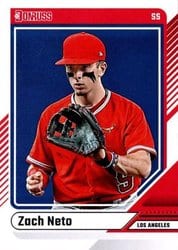 2024 Donruss Base Set Zach Neto #26 card