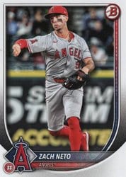 2025 Bowman Base Set Zach Neto #55 card