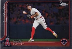 2025 Topps Chrome Base Set Zach Neto #211 card