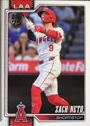 2026 Topps Base Set Zach Neto #230 card