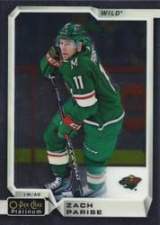 2018-19 O-Pee-Chee Platinum Base Set Zach Parise #26 card