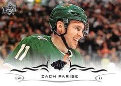 2018-19 Upper Deck Base Set Zach Parise #93 card