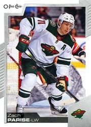 2020-21 O-Pee-Chee Base Set Zach Parise #454 card