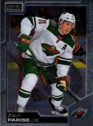 2020-21 O-Pee-Chee Platinum Base Set Zach Parise #66 card